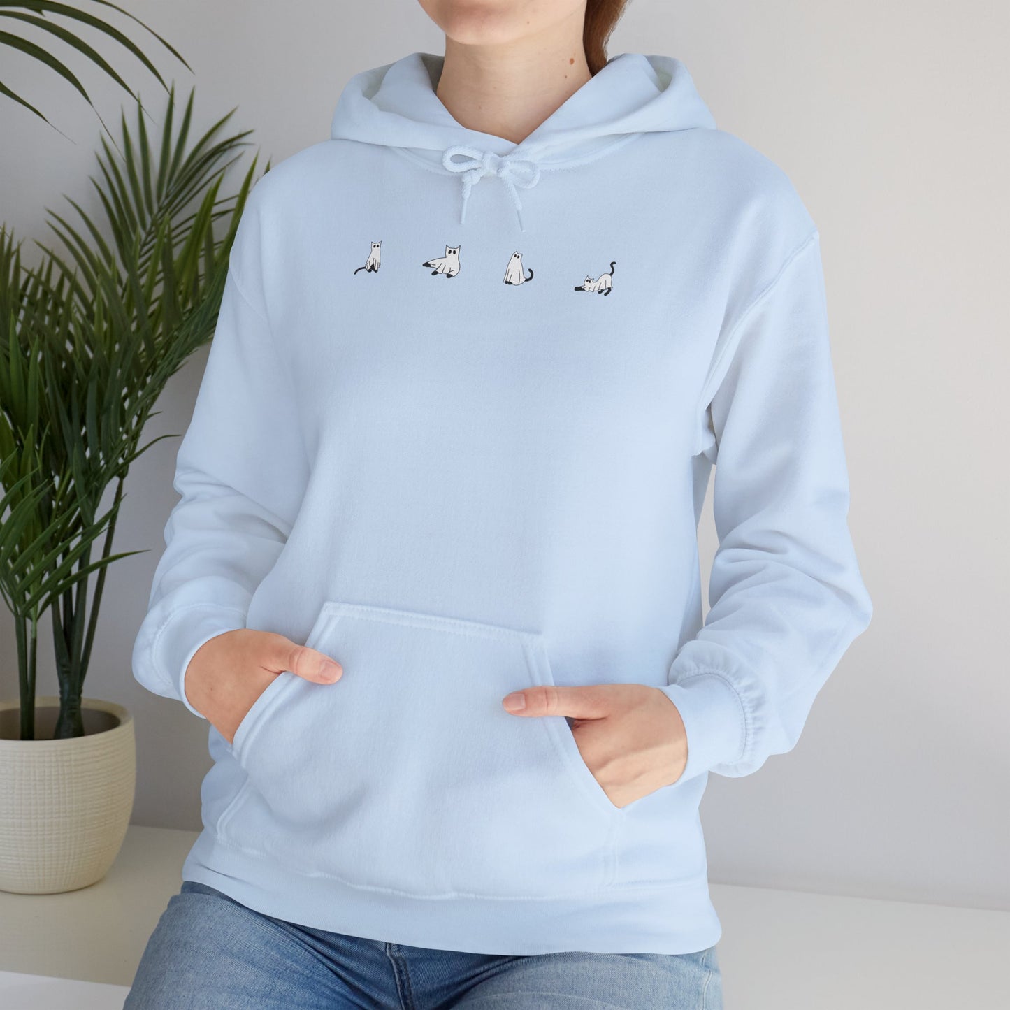 Ghost Cat Hoodie